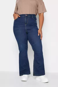 Zili sieviešu džinsi - lielie izmēri sievietēm