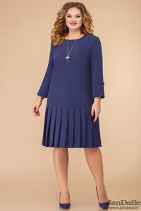 Zila kleita - lielie izmēri sievietēm