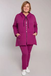 Fuksiju krāsas treniņtērps - lielie izmēri sievietēm
