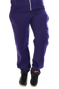 Tumši violetas brīvā laika bikses (DZXX) - lielie izmēri sievietēm