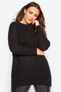 Melns džemperis - lielie izmēri sievietēm