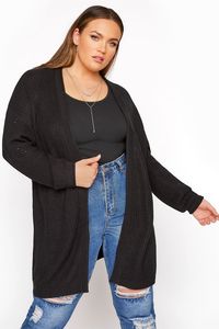 Melna lielo izmēru jaka - lielie izmēri sievietēm