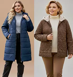 Sieviešu virsjakas, mēteļi, kurtkas lielie izmēri