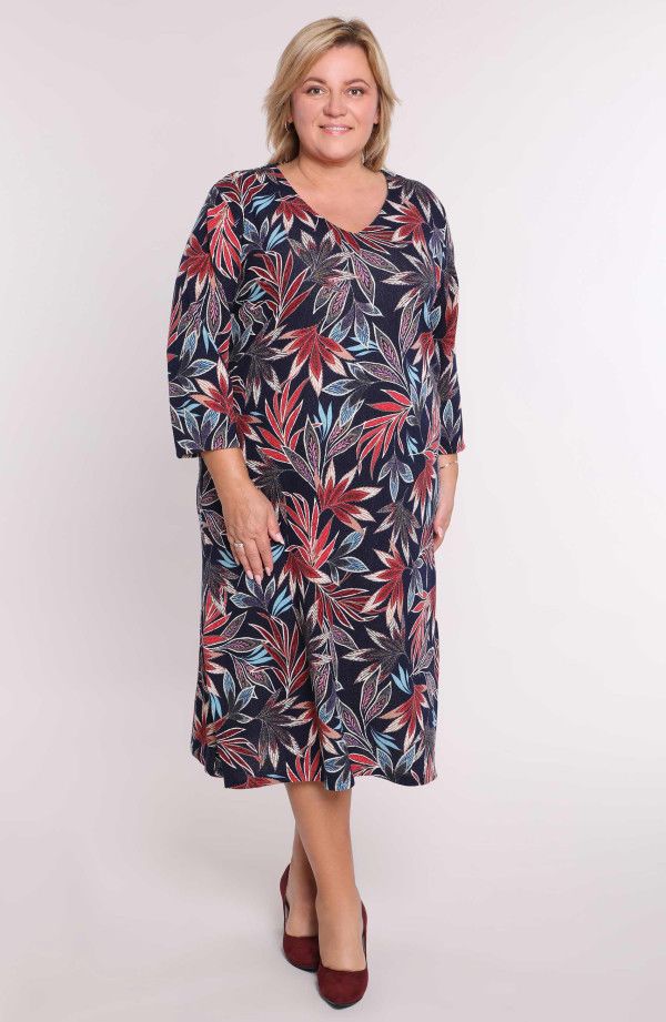 Kleita ar lapu rakstu, lielie izmēri i-veikalā jandase.lv