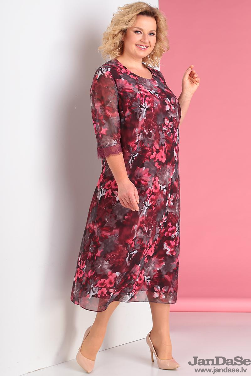 NAV PIEEJAMS | Недоступен | Out Of Stock Kleita bordo toņos, lielie izmēri i-veikalā jandase.lv