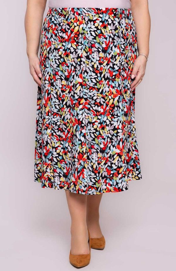 Krāsaini liela izmēra svārki, lielie izmēri i-veikalā jandase.lv