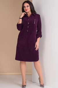 Tumši violeta kleita - lielie izmēri sievietēm