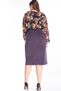 M74644-CN16-NLK Женская одежда больших размеров