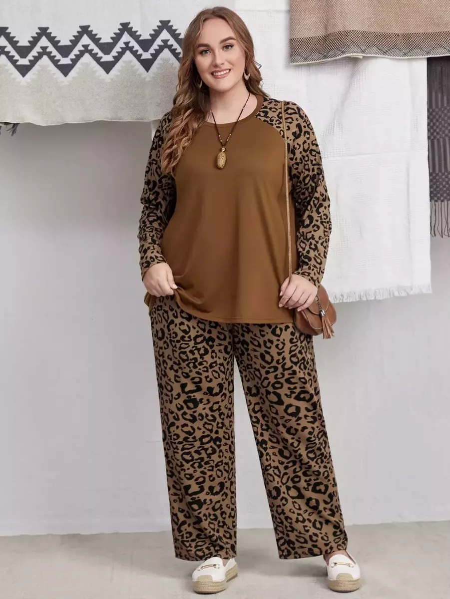 Divdaļīgs bikškostīms brūnos toņos, lielie izmēri i-veikalā jandase.lv