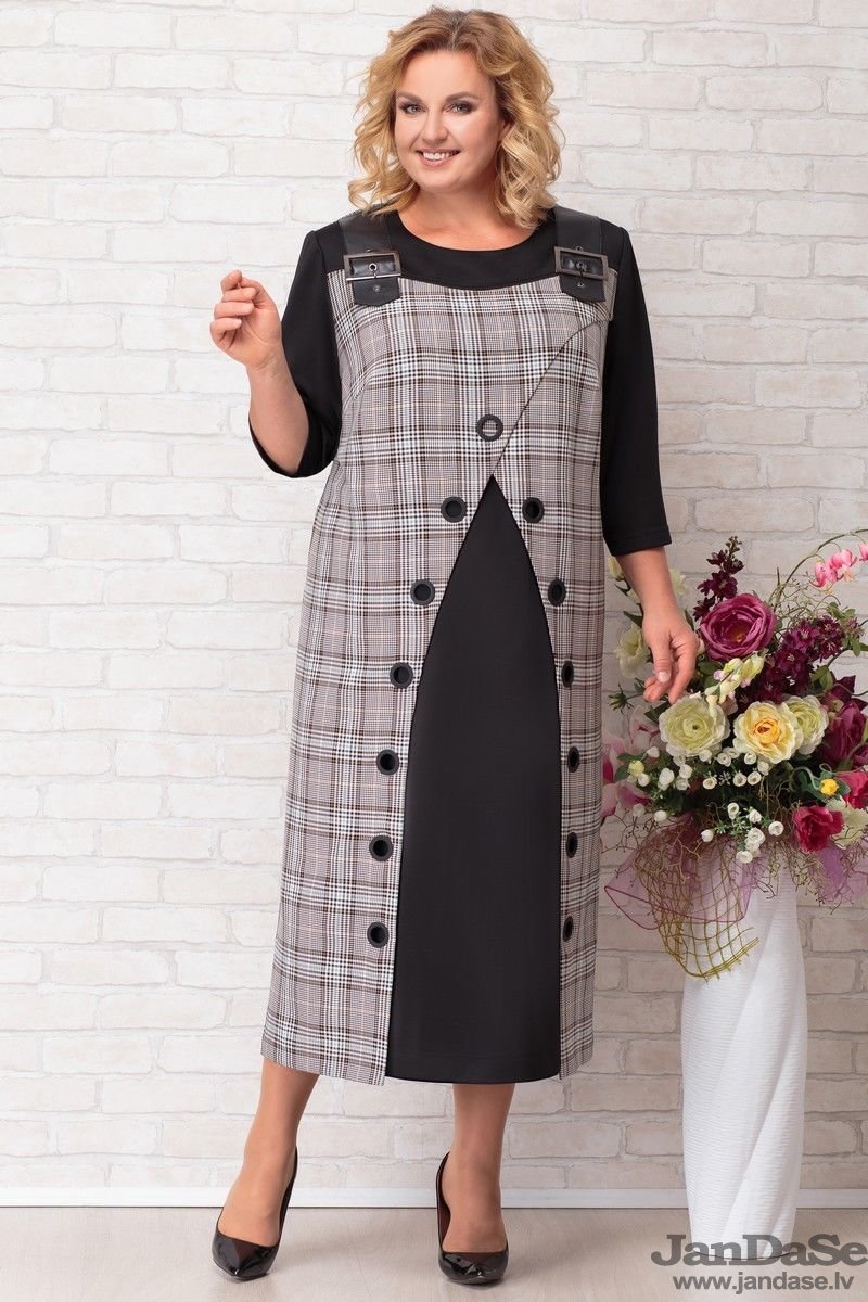 Kleita ar sprādzēm, lielie izmēri i-veikalā jandase.lv