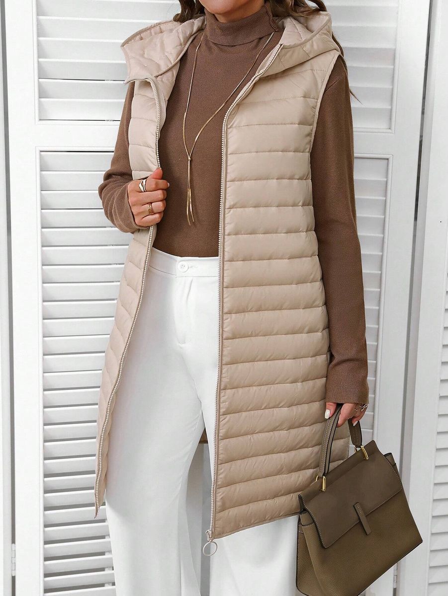 Gaiša garā veste ar nelielu siltinājumu, lielie izmēri i-veikalā jandase.lv