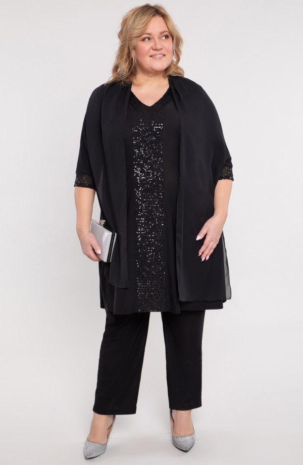 Elegants, divdaļīgs bikškostīms, lielie izmēri i-veikalā jandase.lv