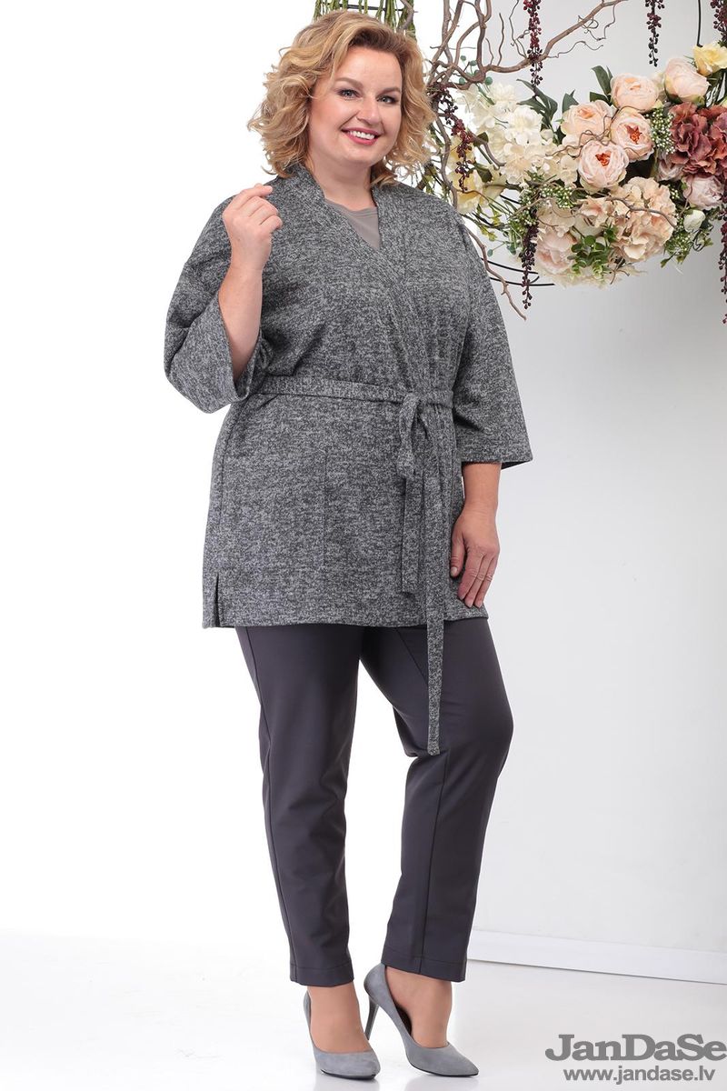 Divdaļīgs kostīms:jaka un bikses, lielie izmēri i-veikalā jandase.lv