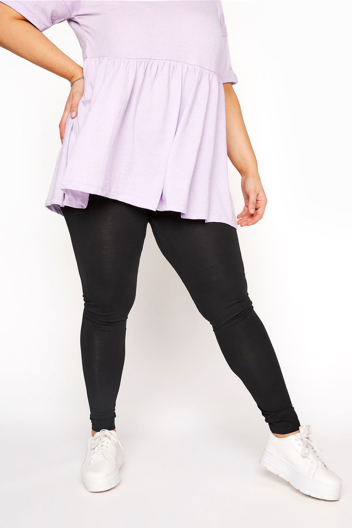 Legingi melnā krāsā, lielie izmēri i-veikalā jandase.lv