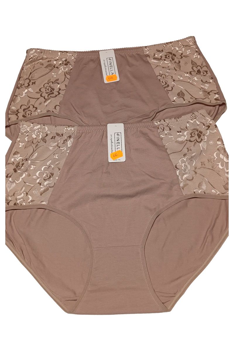 Brūnas lielo izmēru apakšbiksītes (DZXX), lielie izmēri i-veikalā jandase.lv