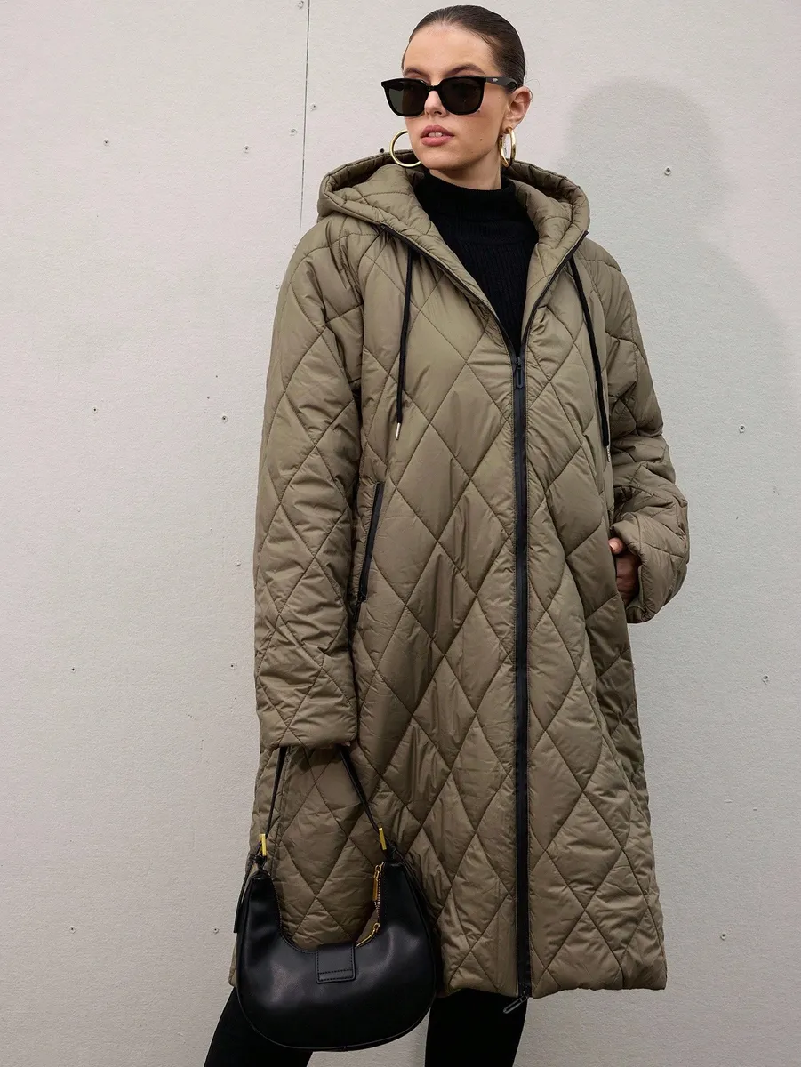 Garā virsjaka ar kapuci, lielie izmēri i-veikalā jandase.lv