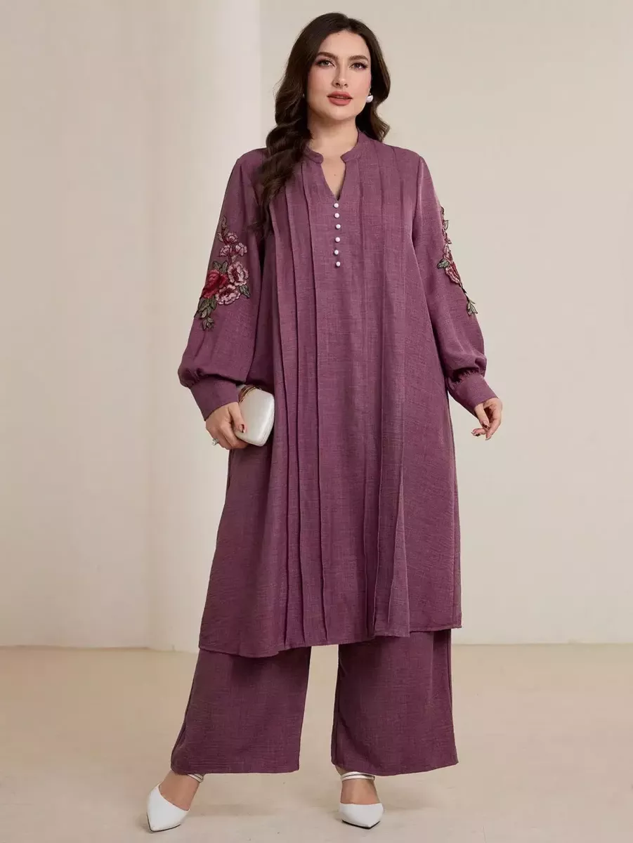 Divdaļīgs liela izmēra bikšu kostīms, lielie izmēri i-veikalā jandase.lv