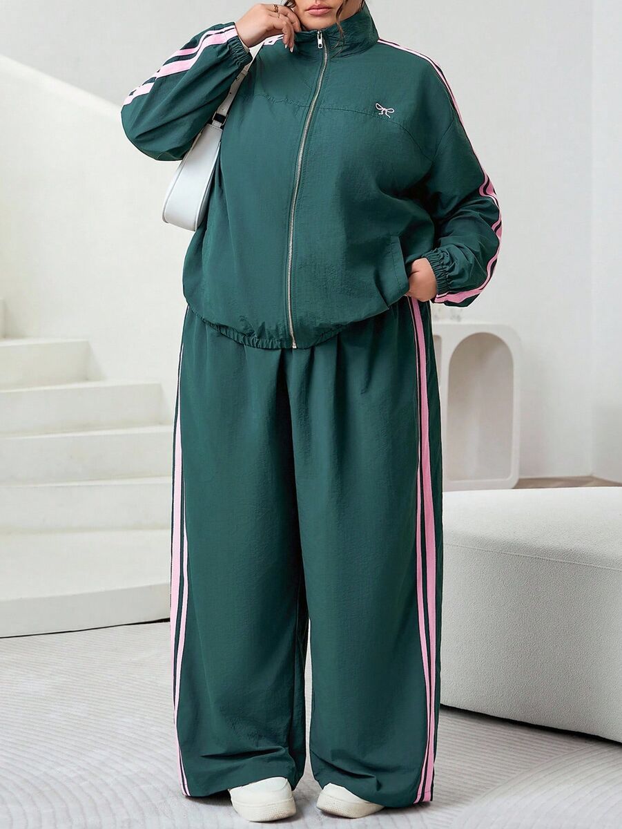 Zaļš sporta un atpūtas kostīms, lielie izmēri i-veikalā jandase.lv