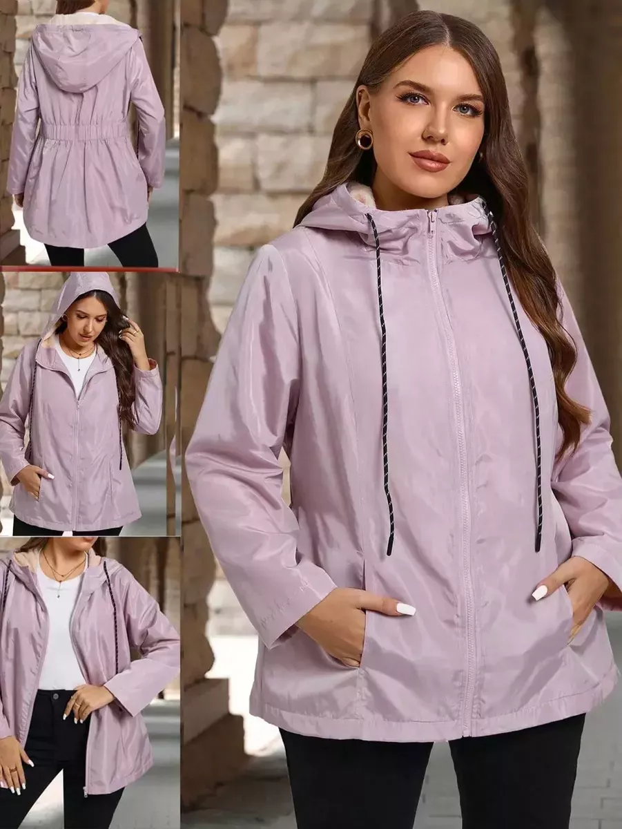 Gaiši violēta virsjaka ar nelielu siltinājumu, lielie izmēri i-veikalā jandase.lv