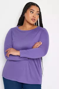 Violets sieviešu tops - lielie izmēri sievietēm