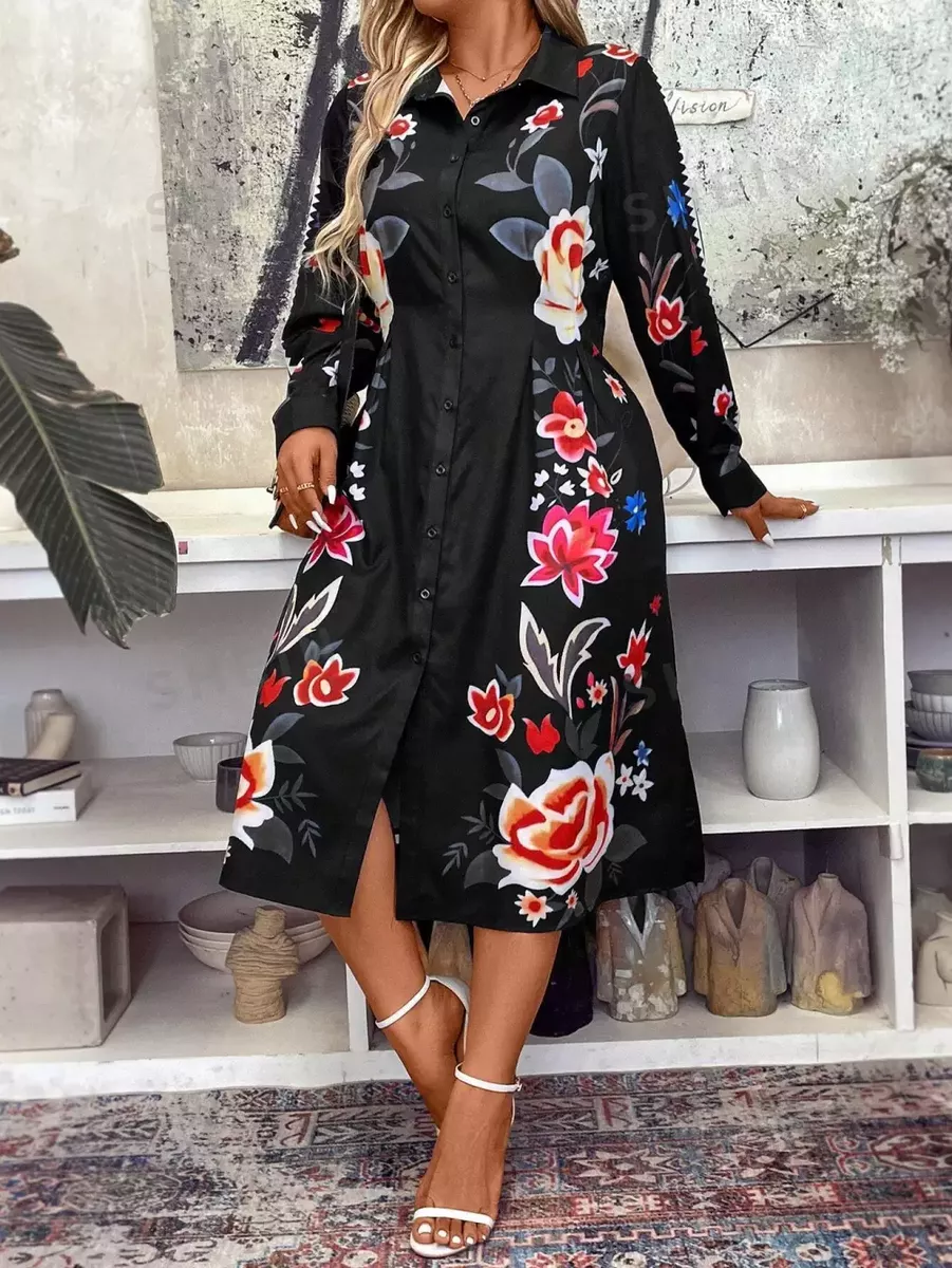 Melna kreklkleita ar lieliem ziediem, lielie izmēri i-veikalā jandase.lv