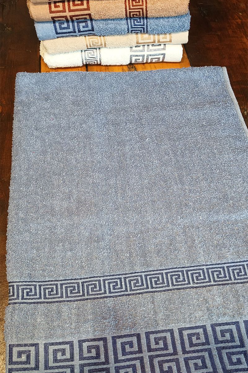 Zils dvielis, 50x100cm, lielie izmēri i-veikalā jandase.lv