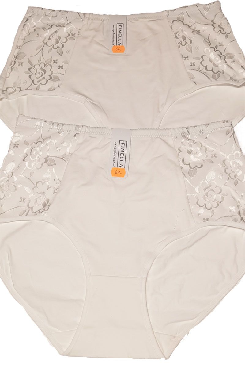 Baltas liela izmēra apakšbikses, lielie izmēri i-veikalā jandase.lv