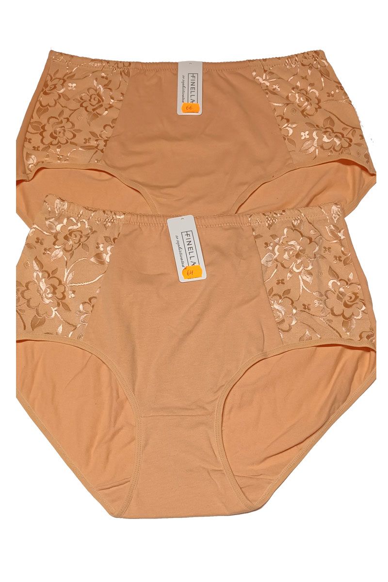Persiku krāsas lielo izmēru apakšbikses, lielie izmēri i-veikalā jandase.lv