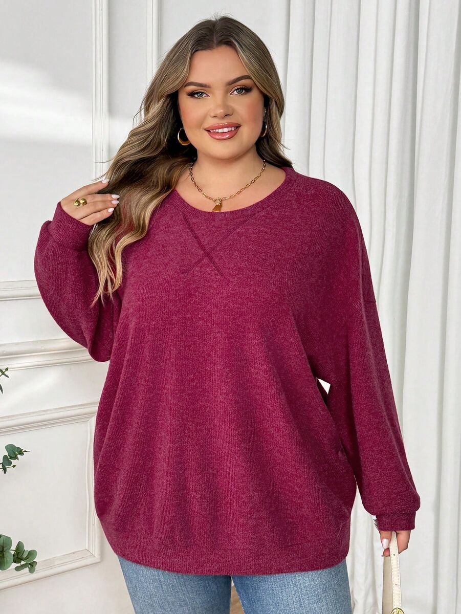 Košs džemperis, lielie izmēri i-veikalā jandase.lv