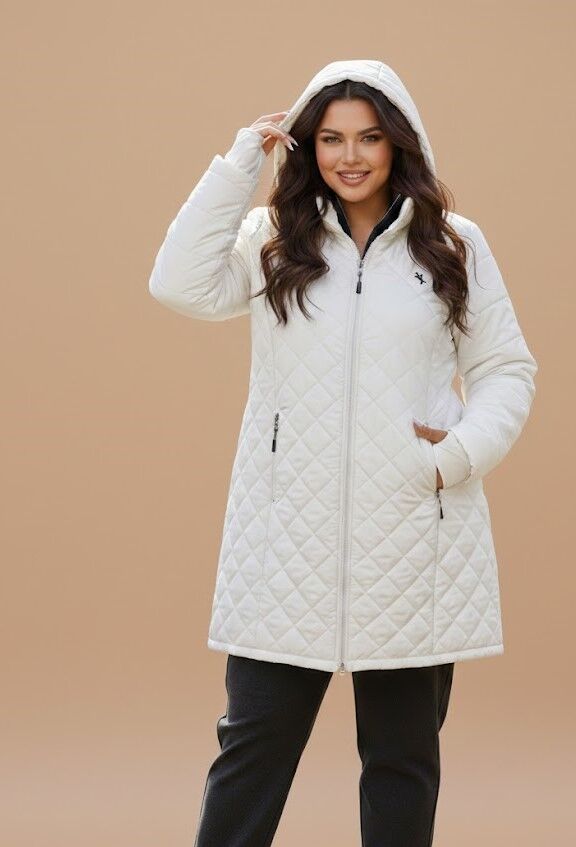 Balta virsjaka ar nelielu siltinājumu, lielie izmēri i-veikalā jandase.lv