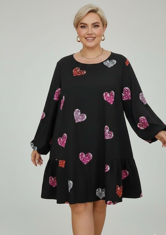 Kleita ar sirsniņām, lielie izmēri i-veikalā jandase.lv