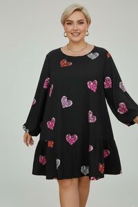 Kleita ar sirsniņām - lielie izmēri sievietēm