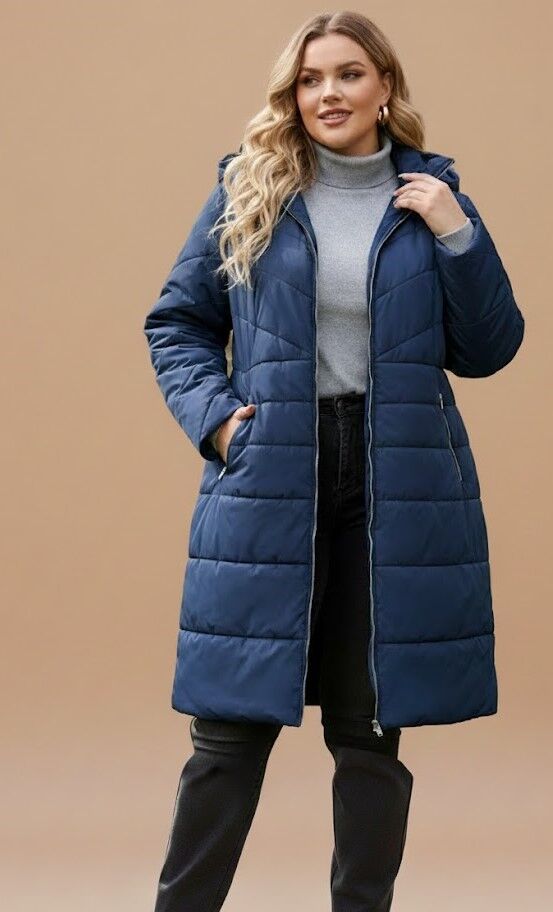 Zila virsjaka ar nelielu siltinājumu, lielie izmēri i-veikalā jandase.lv