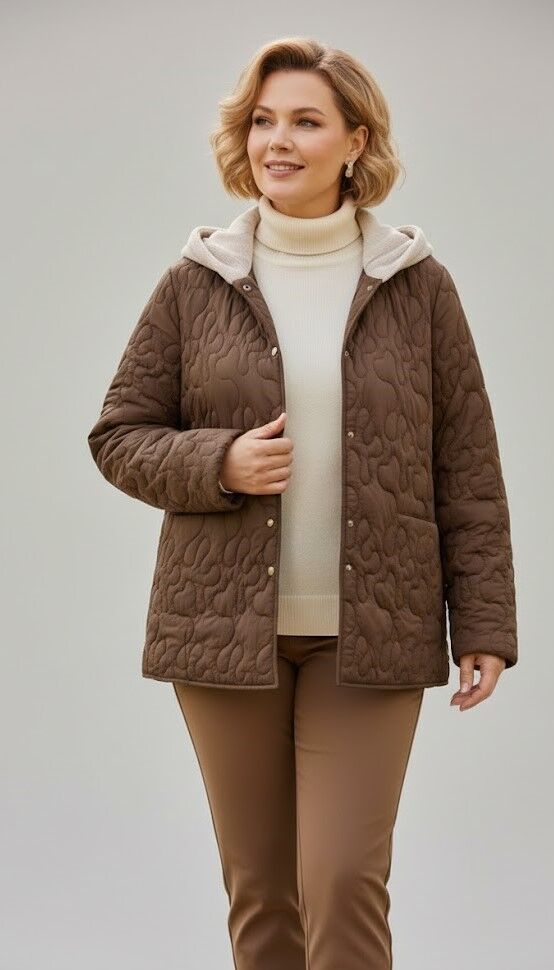 Viegla virsjaka ar kapuci, lielie izmēri i-veikalā jandase.lv