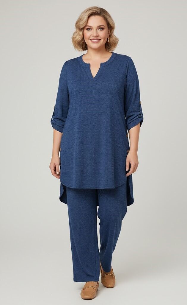 Zils bikškostīms pavasarim, lielie izmēri i-veikalā jandase.lv