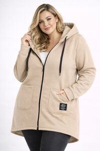 Mīksta un silta jaka pavasarim - lielie izmēri sievietēm