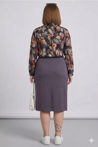 M74644-CN16-NLK Женская одежда больших размеров