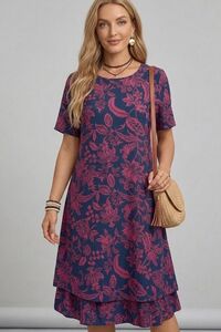 Sieviešu Kleita ar ziedu rakstu M-405000398