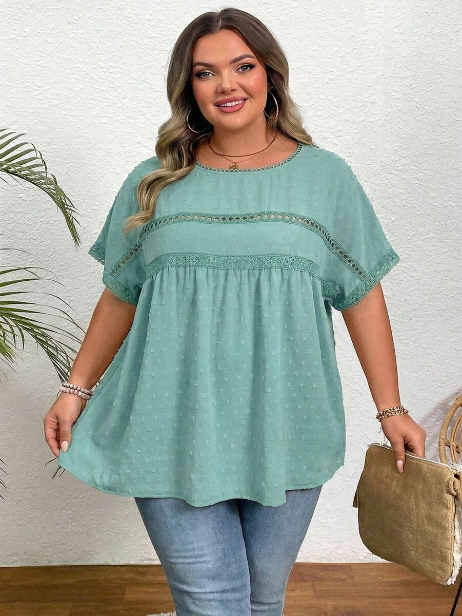 Tunika ar izšuvumu, lielie izmēri i-veikalā jandase.lv