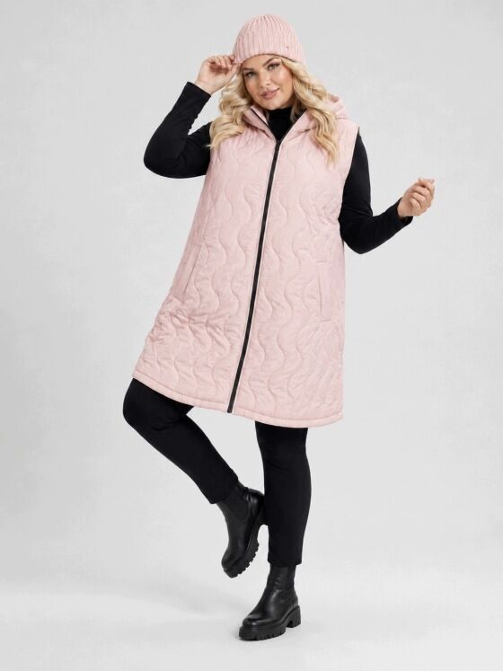 Garā veste ar kapuci, lielie izmēri i-veikalā jandase.lv