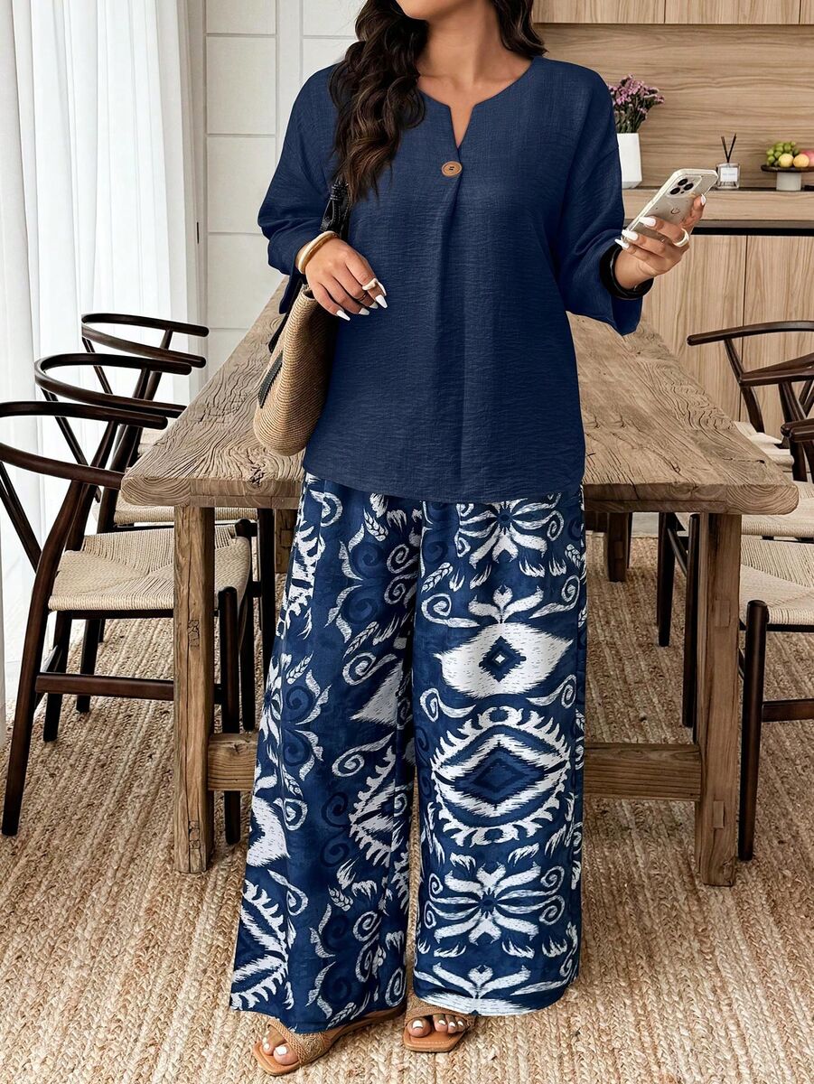 Tumši zils bikškostīms, lielie izmēri i-veikalā jandase.lv