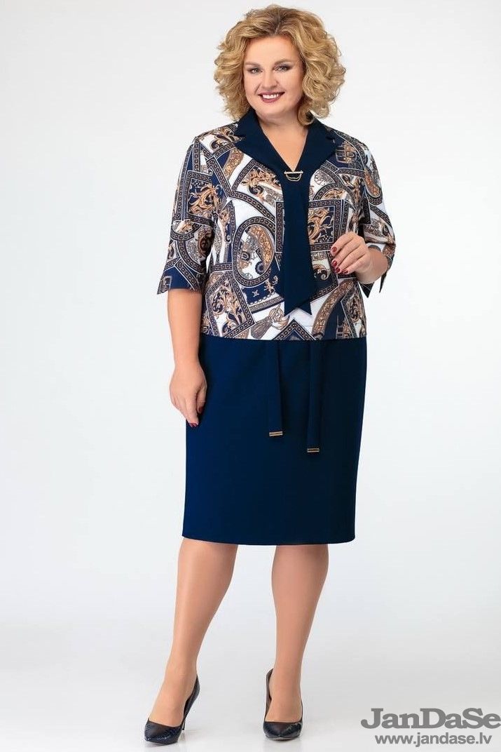 Divdaļīga kleita, lielie izmēri i-veikalā jandase.lv