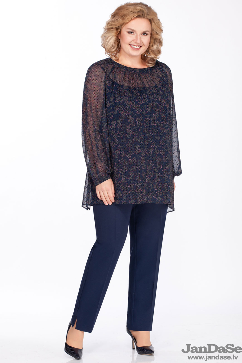 Kostīms(tunika+bikses), lielie izmēri i-veikalā jandase.lv