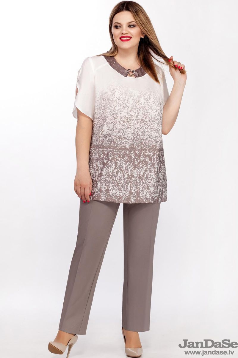 Bikškostīms bēšos toņos, lielie izmēri i-veikalā jandase.lv