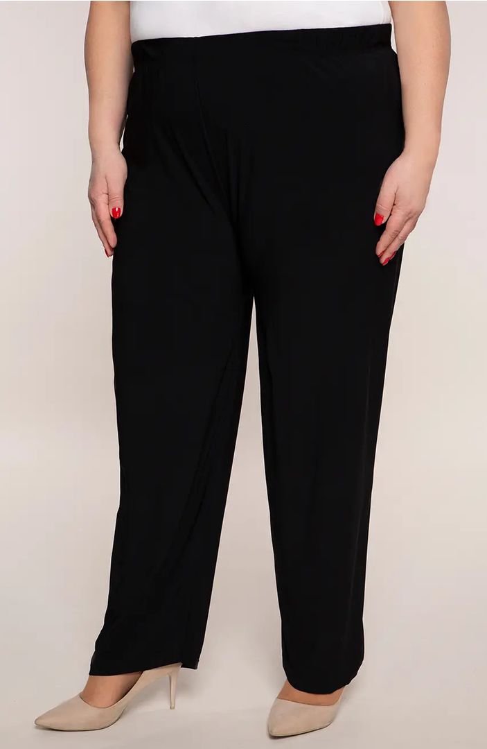 Melnas sieviešu bikses, lielie izmēri i-veikalā jandase.lv