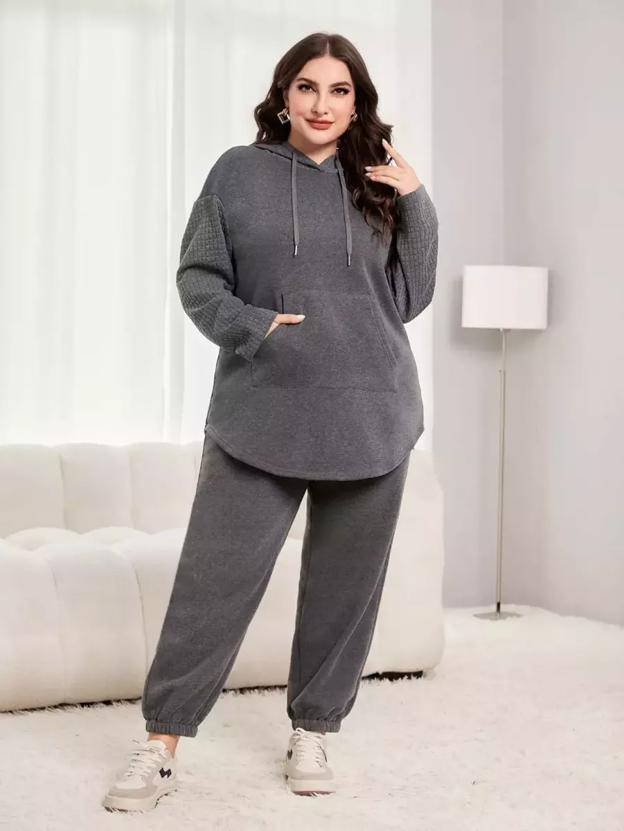 Pelēks sporta kostīms (DZXX), lielie izmēri i-veikalā jandase.lv