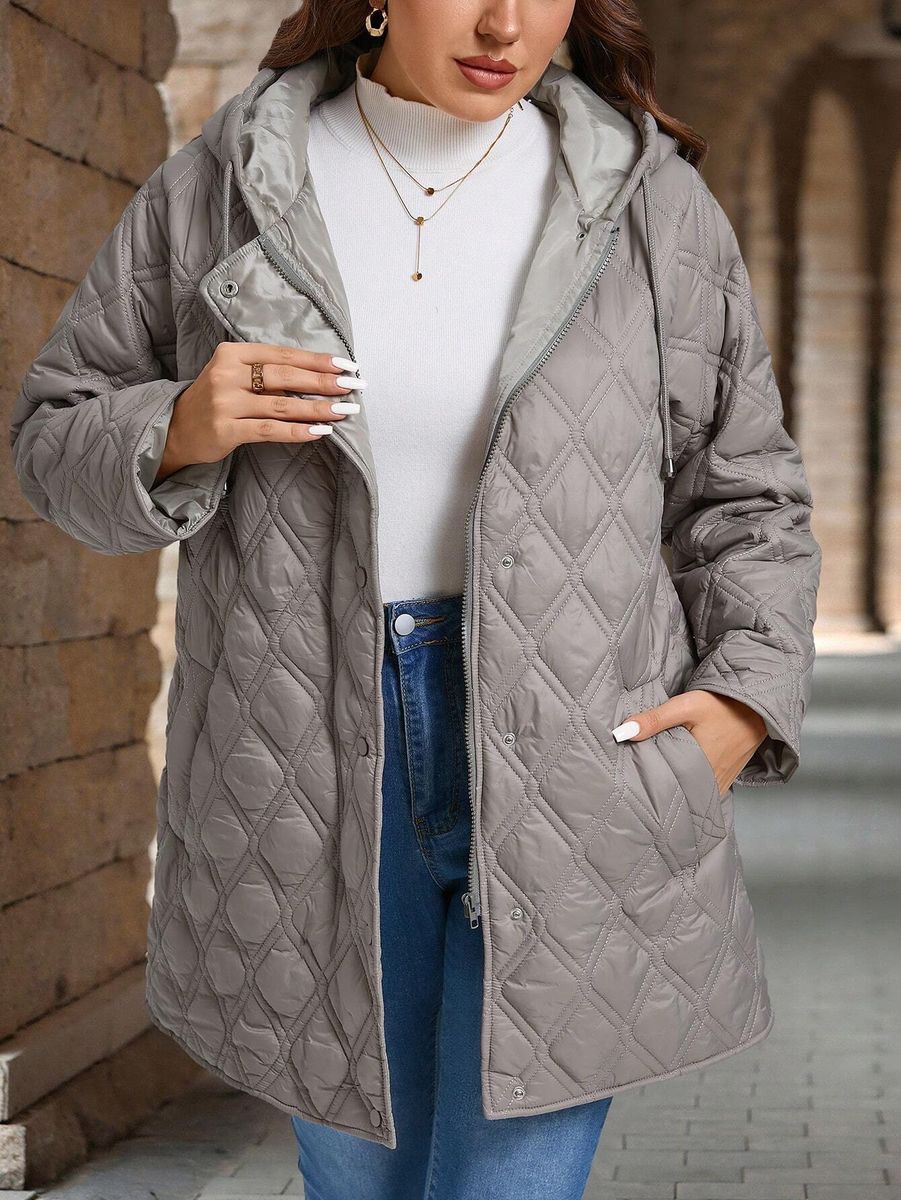 Virsjaka ar kapuci pelēkos toņos, lielie izmēri i-veikalā jandase.lv