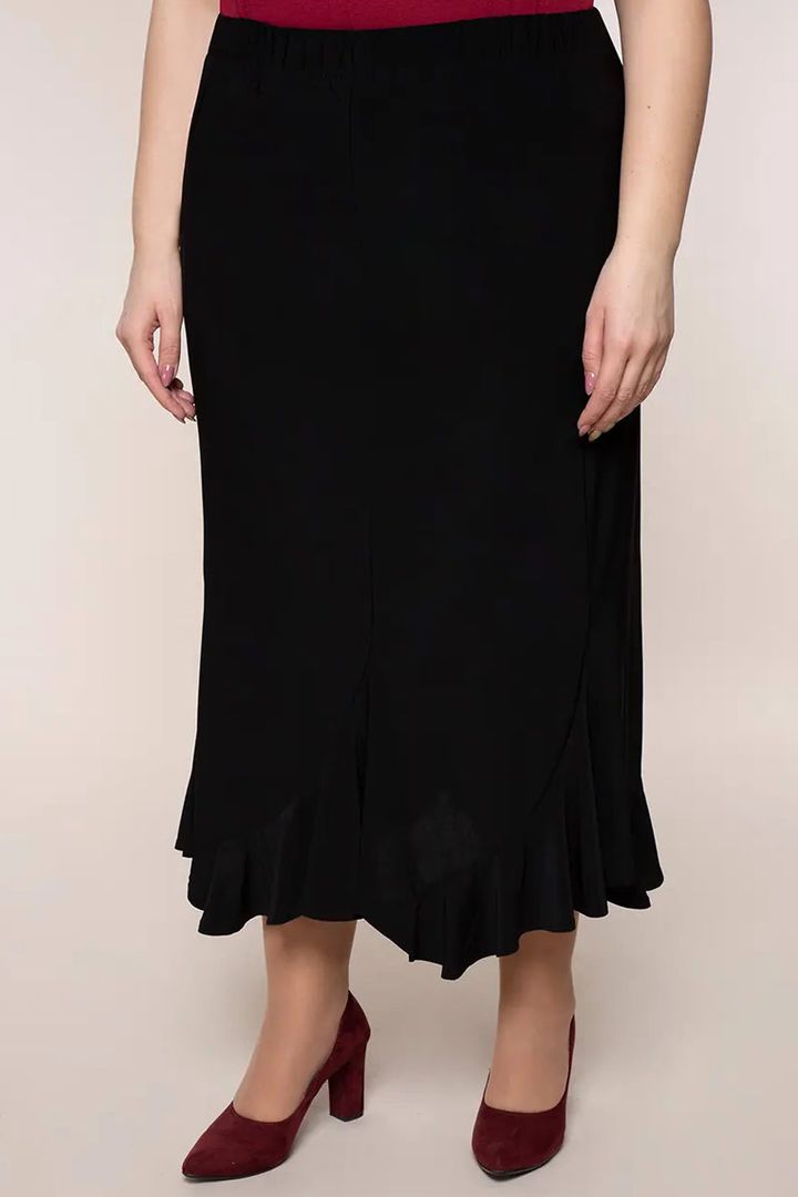 Melni sieviešu svārki, lielie izmēri, lielie izmēri i-veikalā jandase.lv