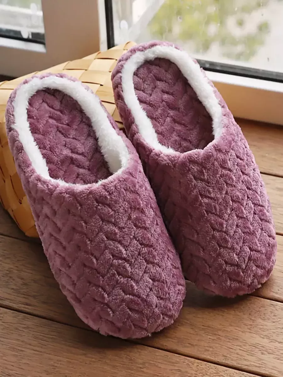 Ērtas mājas čības vecrozā krāsā, lielie izmēri i-veikalā jandase.lv