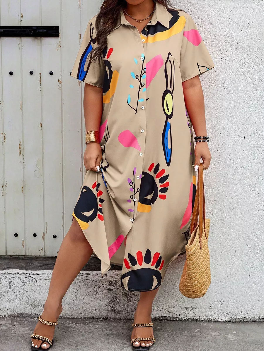 Gaiši brūna kreklkleita, lielie izmēri i-veikalā jandase.lv